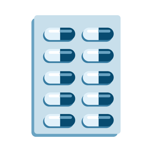 Diabetes medication capsule illustration